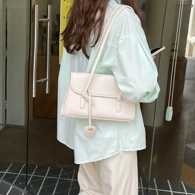 Green French Niche Shoulder Bag for Women 2023 - Image 4