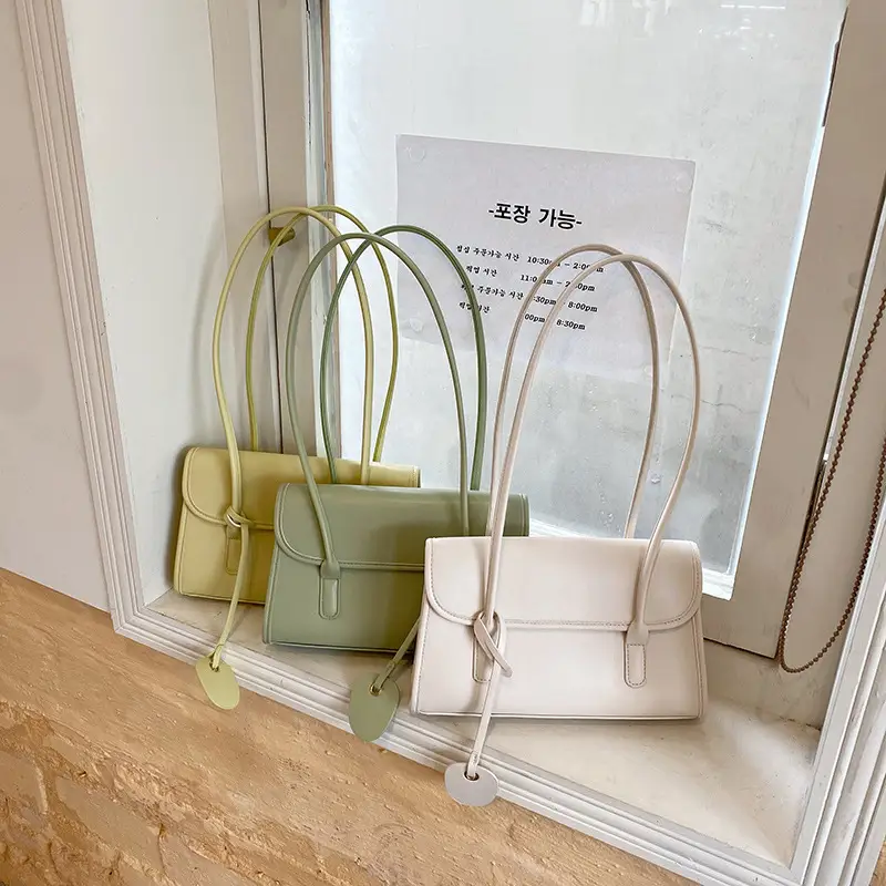 Green French Niche Shoulder Bag for Women 2023 — feature 5