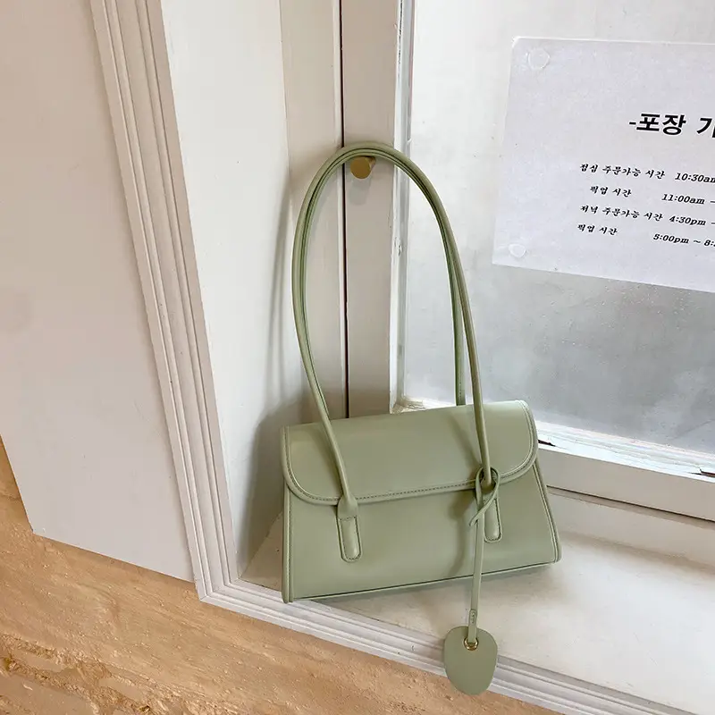 Green French Niche Shoulder Bag for Women 2023 - Image 2