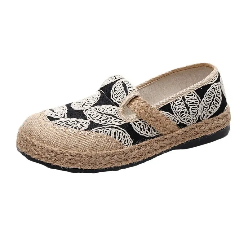 Spring Old Beijing Cloth Shoes Women's Breathable Middle-aged and Elderly Mother Shoes Soft Sole Non-slip Middle-aged and Elderly Women's Slip-on Fisherman Shoes - Image 7