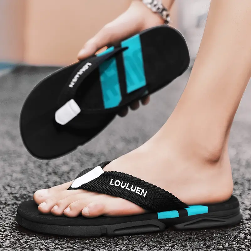 2025 New Cross-Border Flip-Flops Men's Summer Slippers Large Size Trendy Shoes Outdoor Beach Shoes Men's Flip-Flops Slippers - Image 7