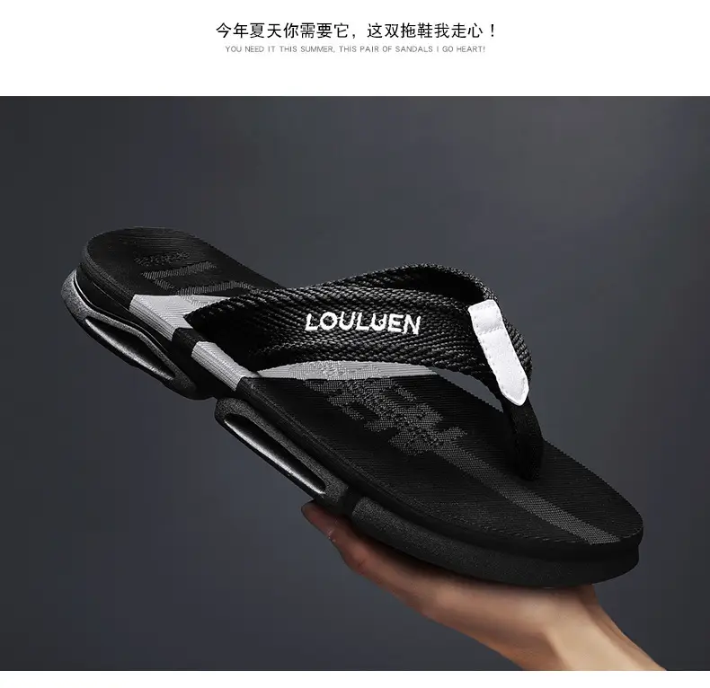 2025 New Cross-Border Flip-Flops Men's Summer Slippers Large Size Trendy Shoes Outdoor Beach Shoes Men's Flip-Flops Slippers — feature 10