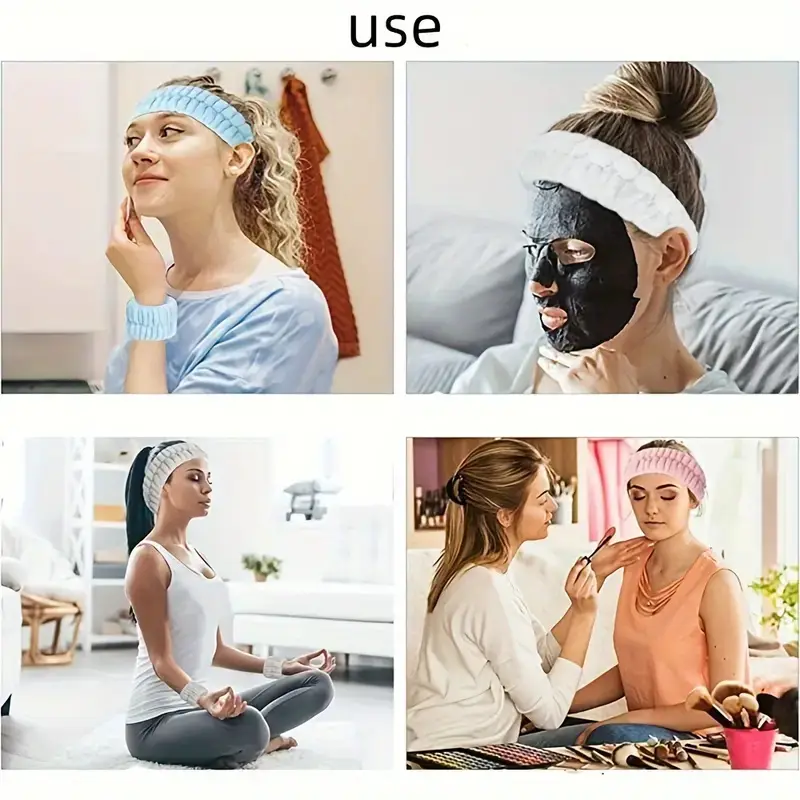 3-Piece Face Wash Hair Band Set for Women - Image 10