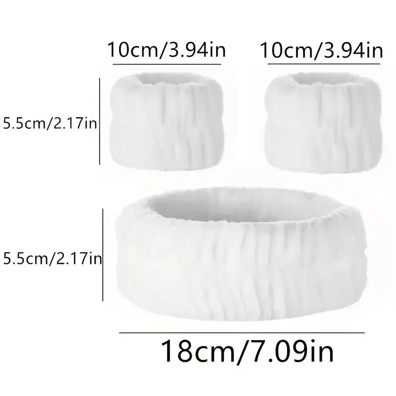 3-Piece Face Wash Hair Band Set for Women — feature 2