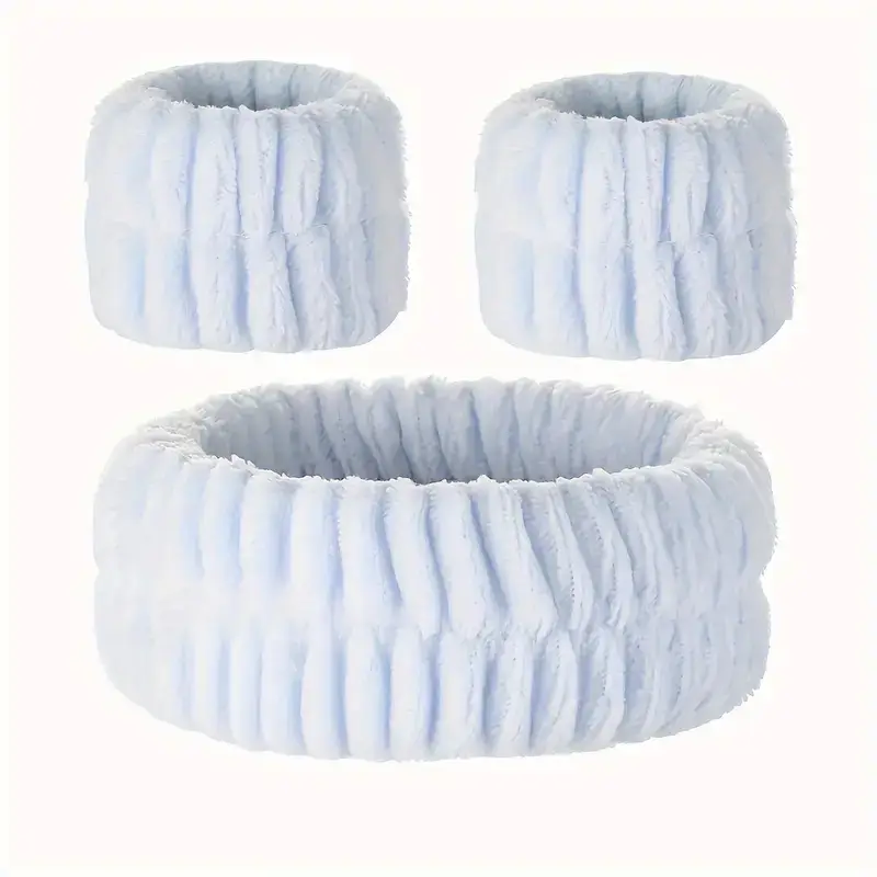 3-Piece Face Wash Hair Band Set for Women - Image 3