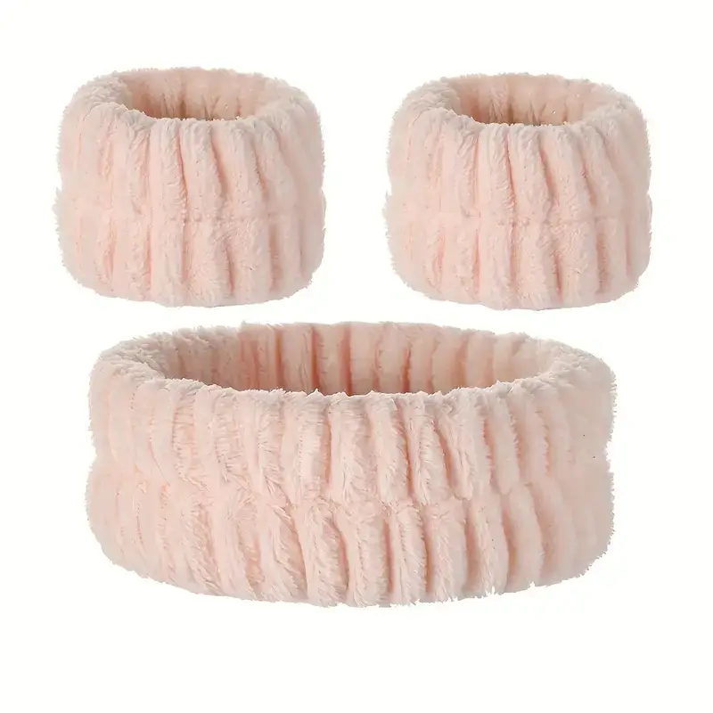 3-Piece Face Wash Hair Band Set for Women - Image 4