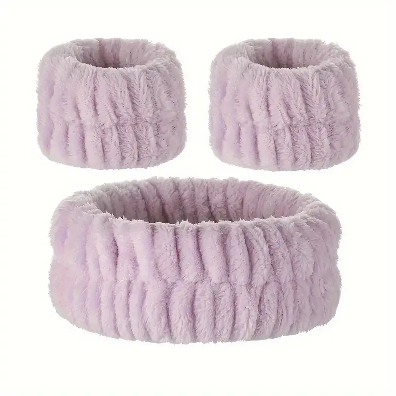 3-Piece Face Wash Hair Band Set for Women - Image 6