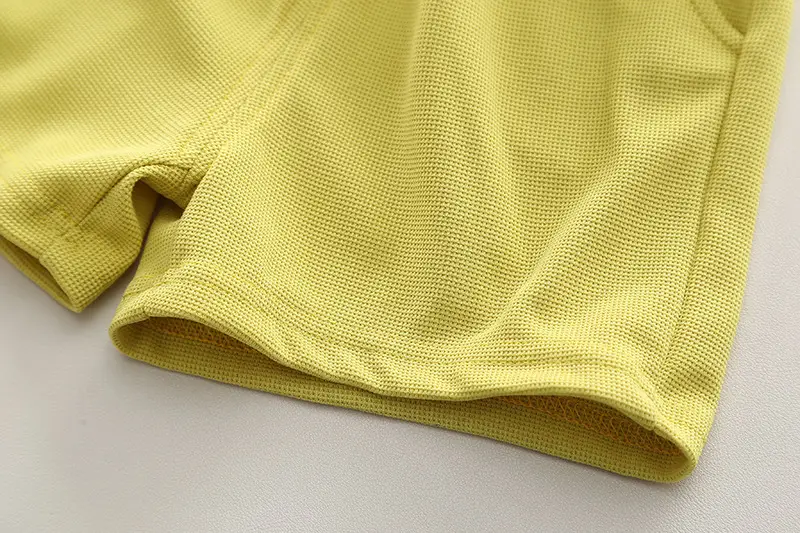 Girls Cotton Shorts Set Yellow Wish Sing Mot — feature 13