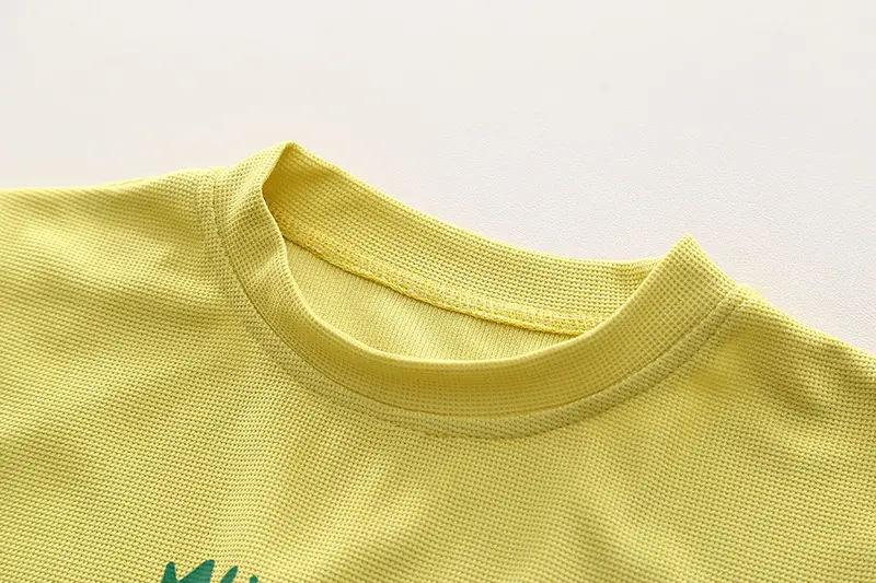 Girls Cotton Shorts Set Yellow Wish Sing Mot — feature 6