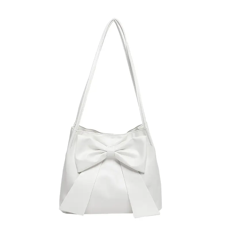 Black Women's Shoulder Bag with Tote Accessory - Image 9