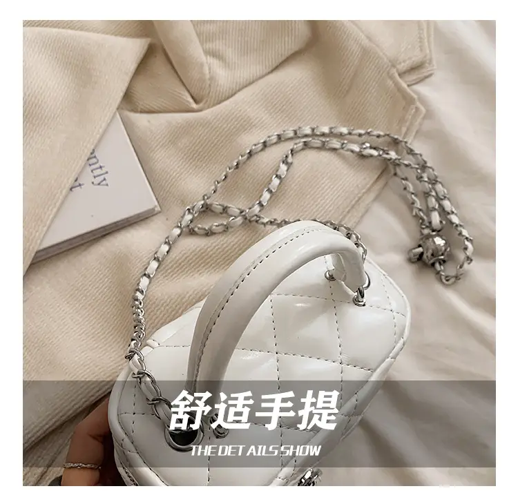 Diamond Pattern Chain Shoulder Bag for Women 2026 — feature 15