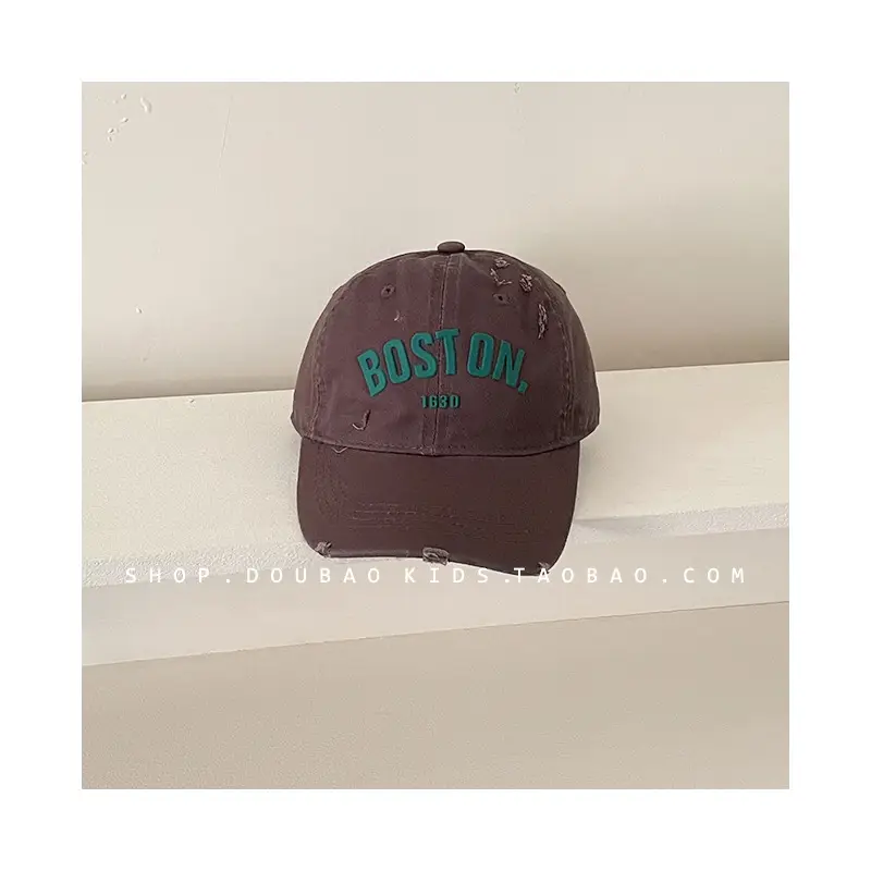 Boston 12345 Printed Baseball Cap for Boys - Image 3