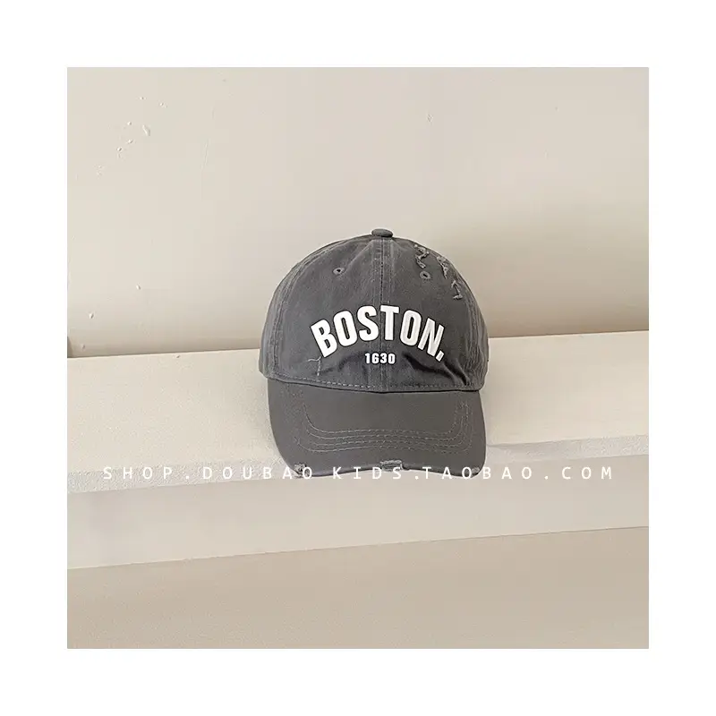 Boston 12345 Printed Baseball Cap for Boys - Image 5