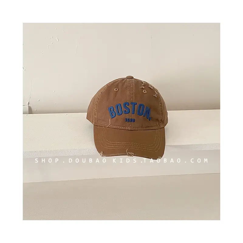 Boston 12345 Printed Baseball Cap for Boys - Image 6