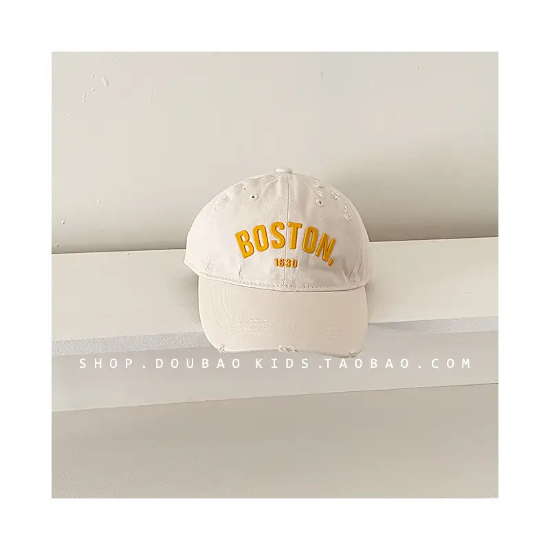 Boston 12345 Printed Baseball Cap for Boys - Image 8