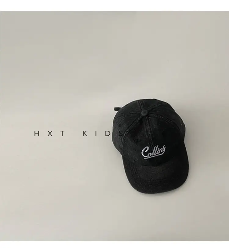 Children's Blue Embroidered Baseball Cap — feature 9