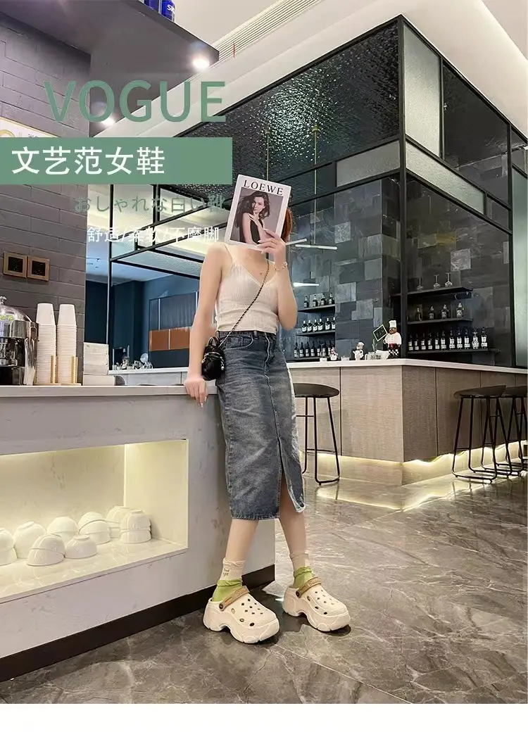 New Fashion EVA Shoes White Thick Sole Summer — feature 1