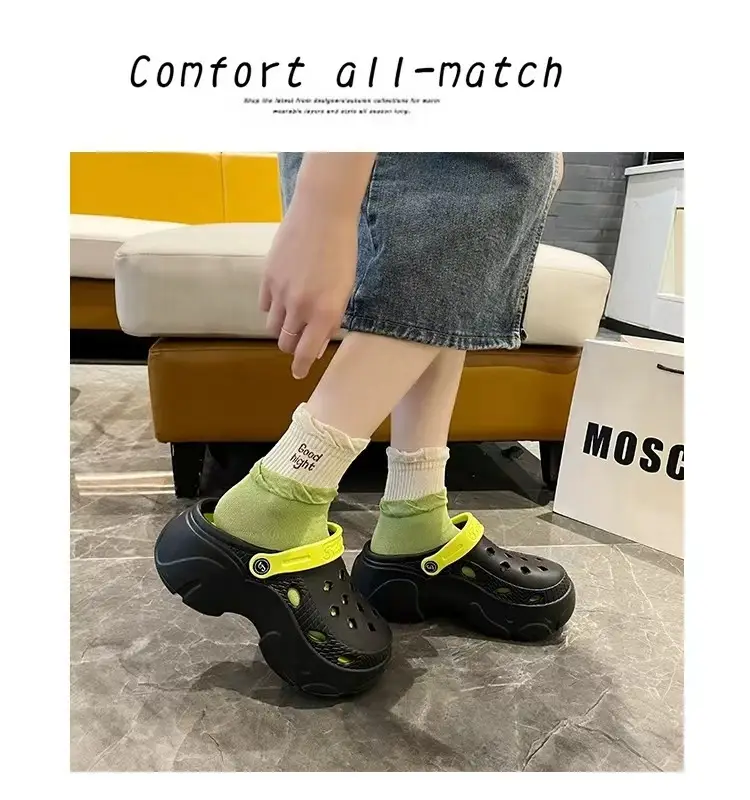 New Fashion EVA Shoes White Thick Sole Summer — feature 12