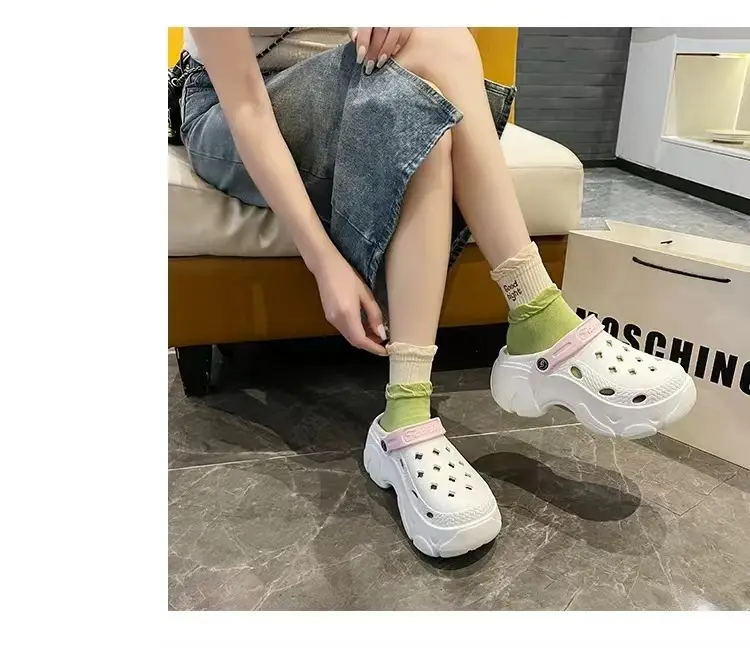 New Fashion EVA Shoes White Thick Sole Summer — feature 19
