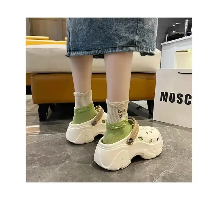 New Fashion EVA Shoes White Thick Sole Summer — feature 23