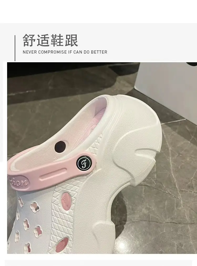 New Fashion EVA Shoes White Thick Sole Summer — feature 5