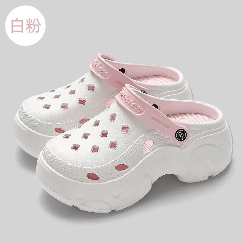 New Fashion EVA Shoes White Thick Sole Summer - Image 2