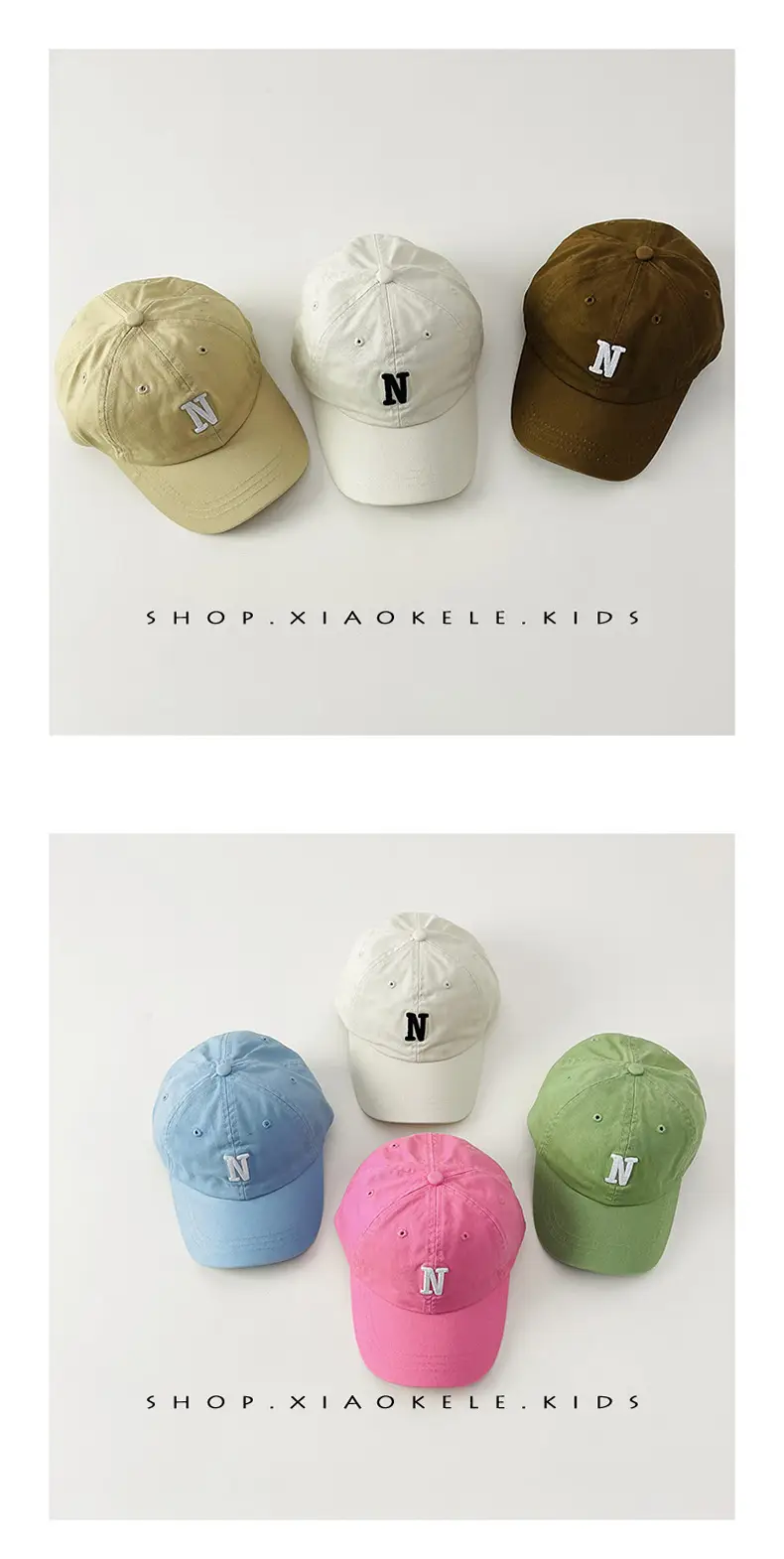 N Letter Baby Cap Set for Kids 1-3 Years — feature 6