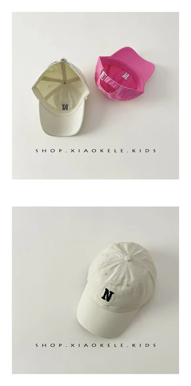 N Letter Baby Cap Set for Kids 1-3 Years — feature 7