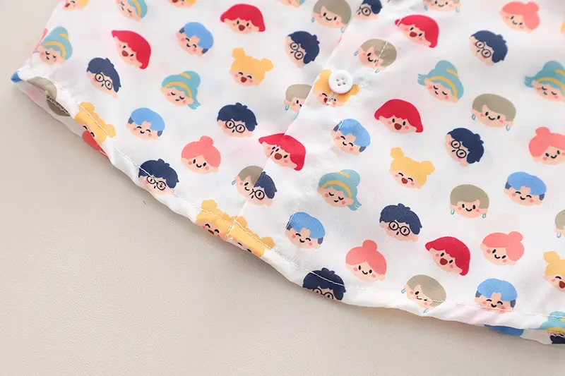 Children Cotton Printed T-Shirt Shorts Set Summer Boys — feature 5