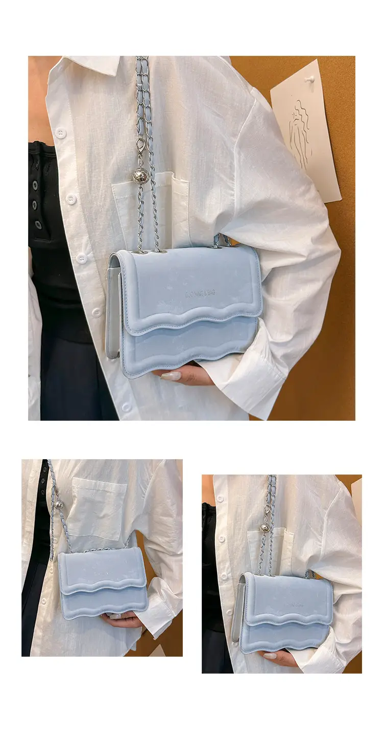 Black Retro Chain Shoulder Bag for Women — feature 28