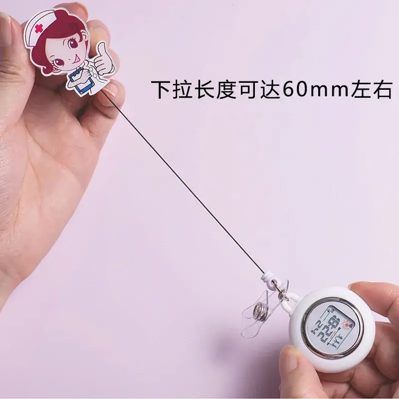 Retractable Nurse Watch Digital Silicone Pocket Watch for Men Women - Image 73