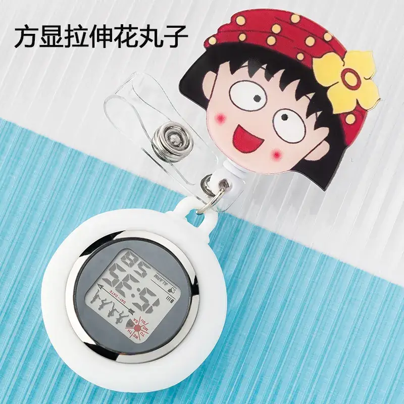 Retractable Nurse Watch Digital Silicone Pocket Watch for Men Women - Image 14