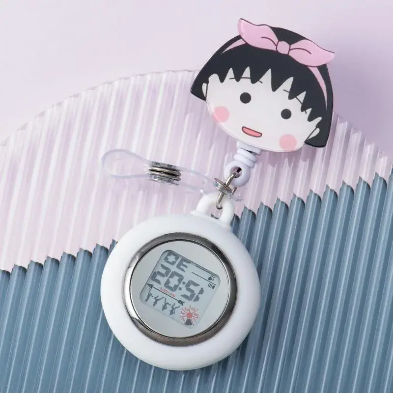 Retractable Nurse Watch Digital Silicone Pocket Watch for Men Women - Image 15