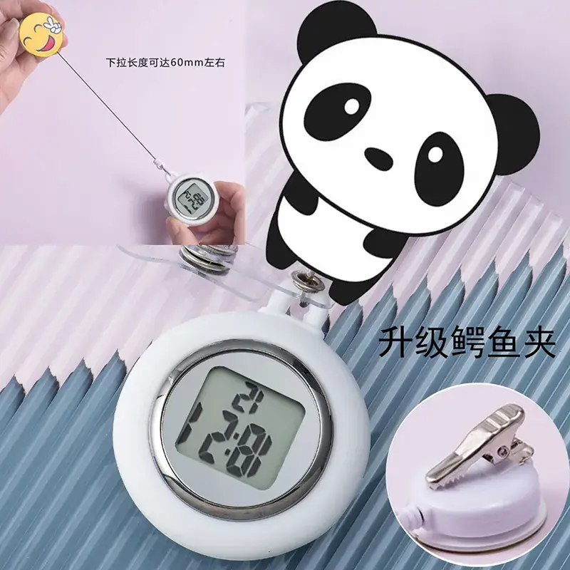 Retractable Nurse Watch Digital Silicone Pocket Watch for Men Women - Image 22