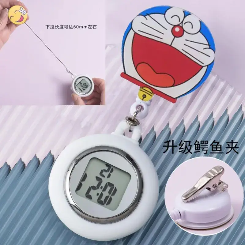 Retractable Nurse Watch Digital Silicone Pocket Watch for Men Women - Image 24