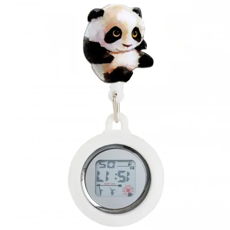 Retractable Nurse Watch Digital Silicone Pocket Watch for Men Women - Image 42