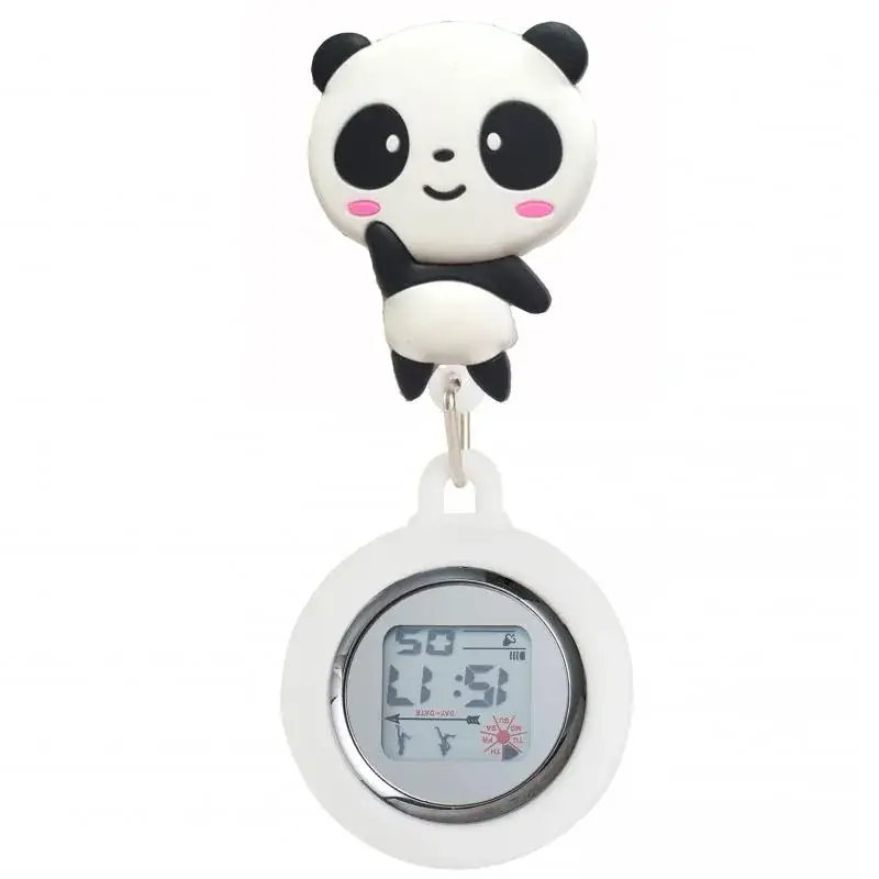 Retractable Nurse Watch Digital Silicone Pocket Watch for Men Women - Image 43