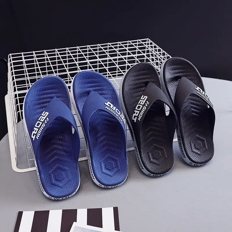 Flip-Flops Men's Summer Outer Wear Home Slippers Non-Slip Non-Stinky Feet Trendy Men's Thick-Soled Beach Sandals - Image 5