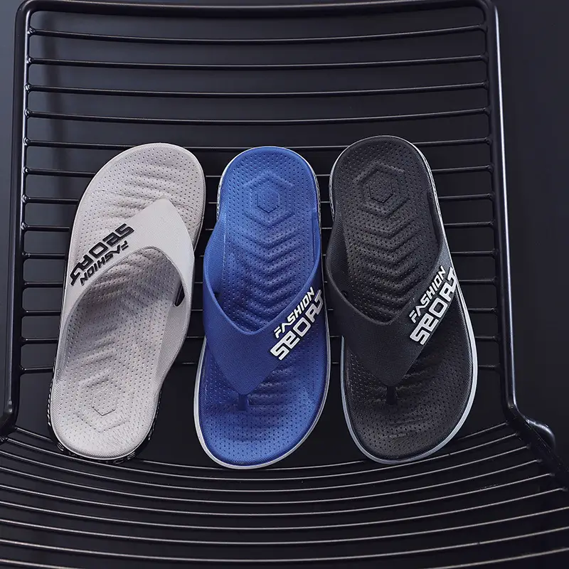 Flip-Flops Men's Summer Outer Wear Home Slippers Non-Slip Non-Stinky Feet Trendy Men's Thick-Soled Beach Sandals - Image 6