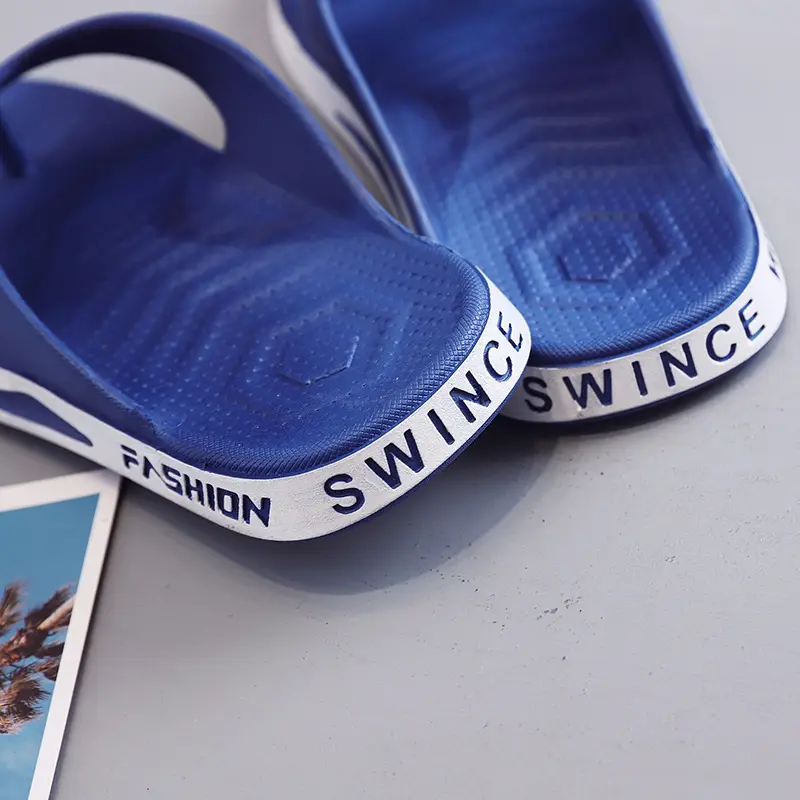 Flip-Flops Men's Summer Outer Wear Home Slippers Non-Slip Non-Stinky Feet Trendy Men's Thick-Soled Beach Sandals - Image 7