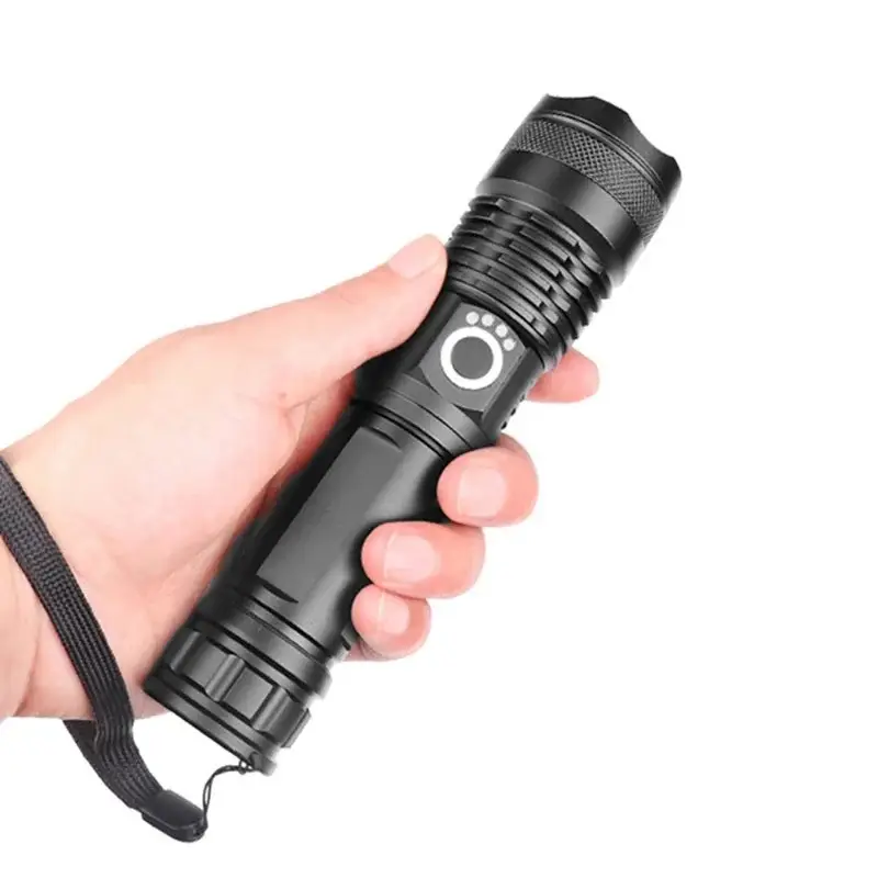 Aluminum Alloy LED Telescopic Zoom Flashlight