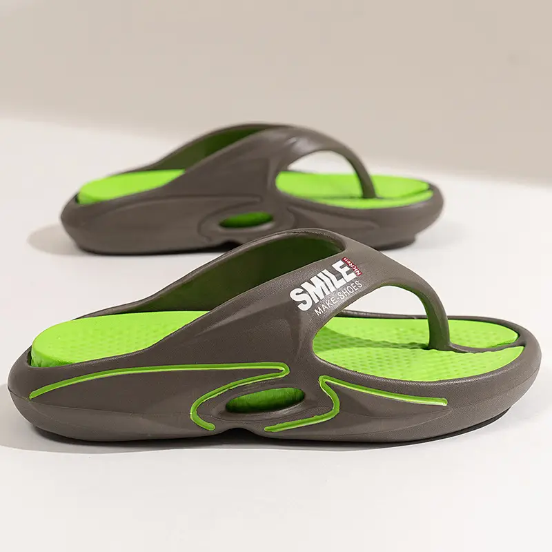 Casual Korean style flip flops men's summer soft bottom non-slip simple slippers outdoor beach slip-on sandals - Image 6