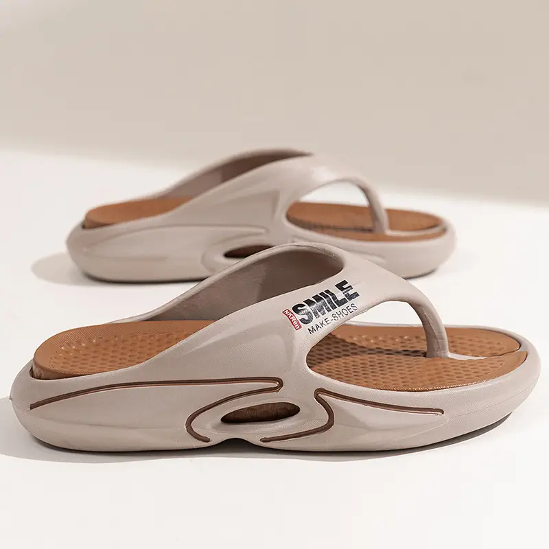 Casual Korean style flip flops men's summer soft bottom non-slip simple slippers outdoor beach slip-on sandals - Image 7