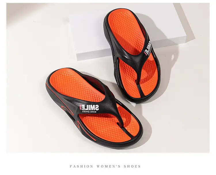Casual Korean style flip flops men's summer soft bottom non-slip simple slippers outdoor beach slip-on sandals — feature 24