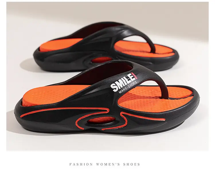 Casual Korean style flip flops men's summer soft bottom non-slip simple slippers outdoor beach slip-on sandals — feature 25
