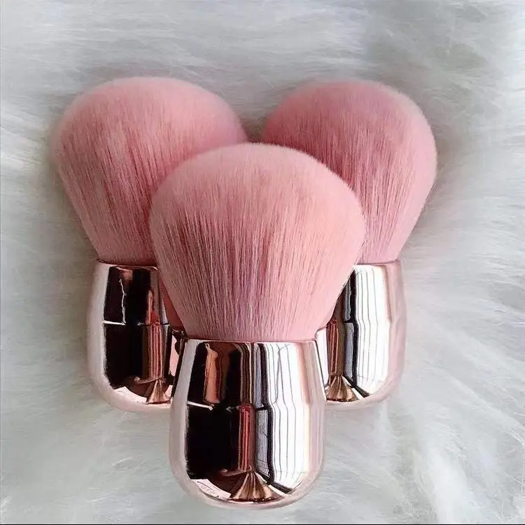 Rose Gold Mushroom Head Setting Powder Brush — feature 5