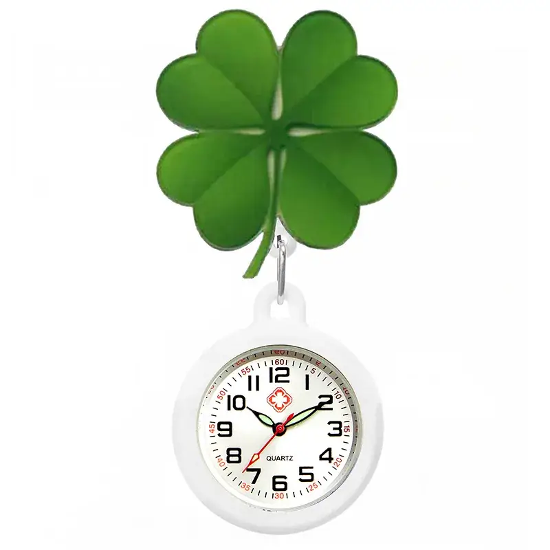 Colorful Nurse Pocket Watch with Flower Design - Image 101