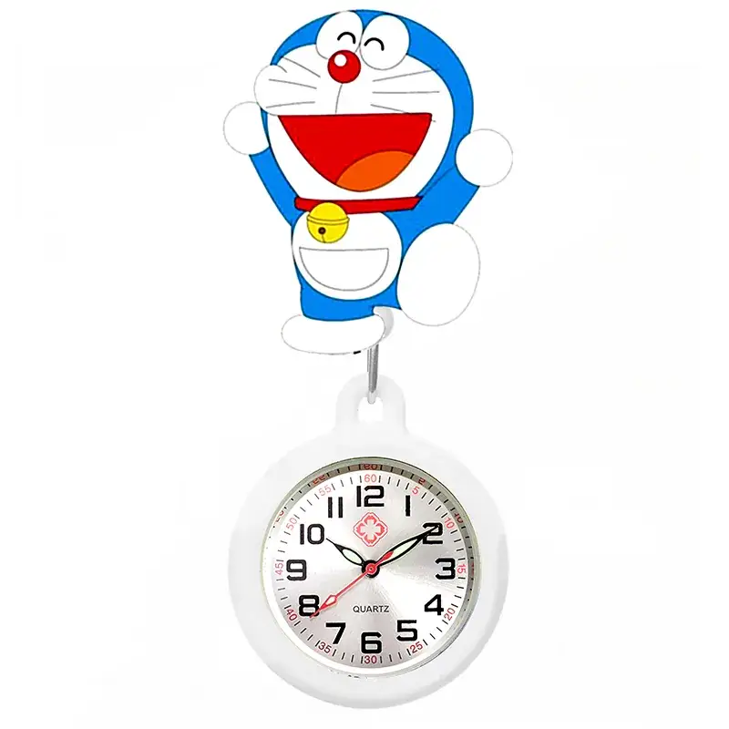 Colorful Nurse Pocket Watch with Flower Design - Image 47