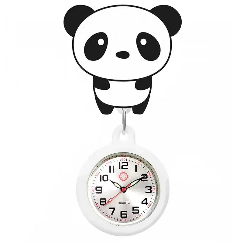 Colorful Nurse Pocket Watch with Flower Design - Image 60