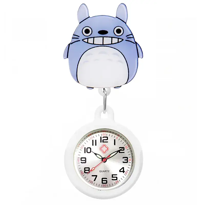 Colorful Nurse Pocket Watch with Flower Design - Image 69